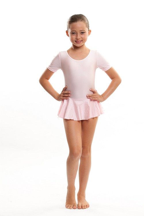 ש/ק +  חצאית לייקרה (לבן, 4)